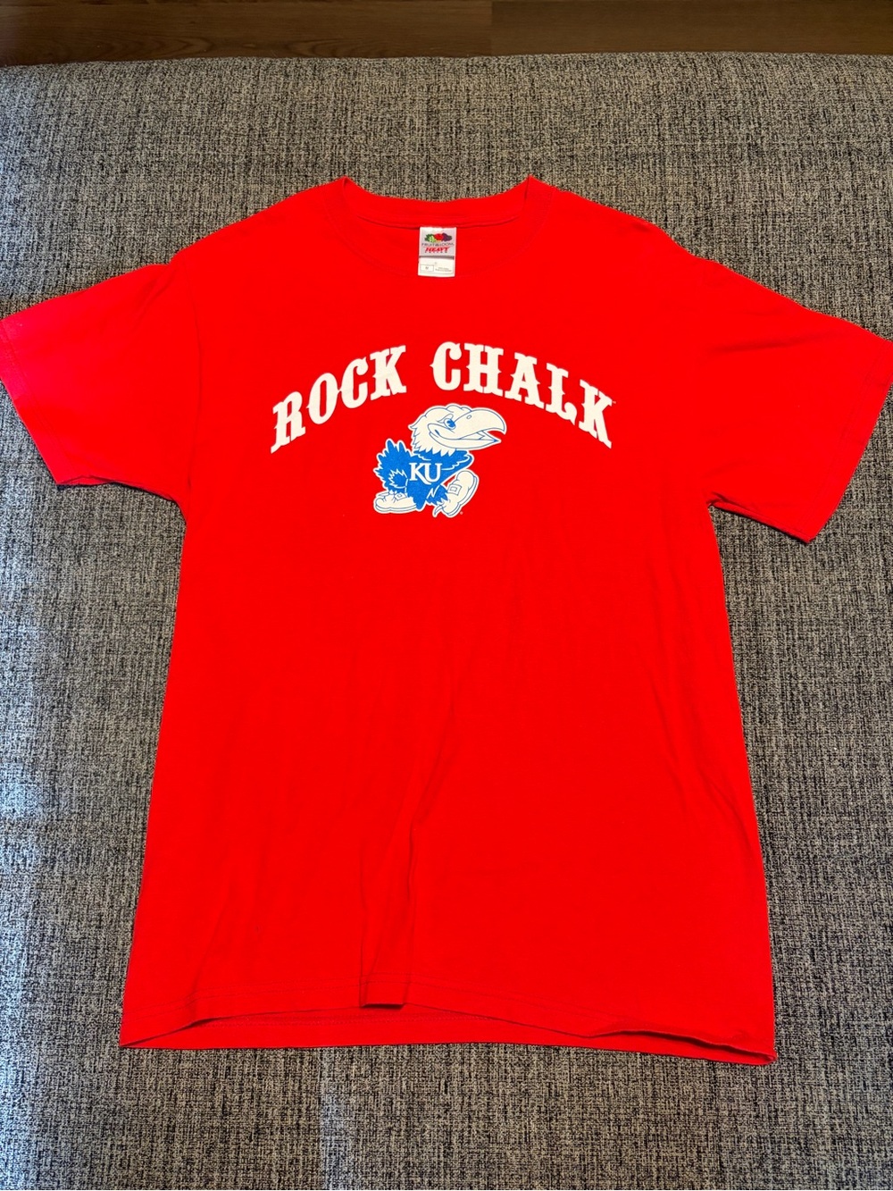 Kansas Jayhawks “Rock Chalk” T Shirt red